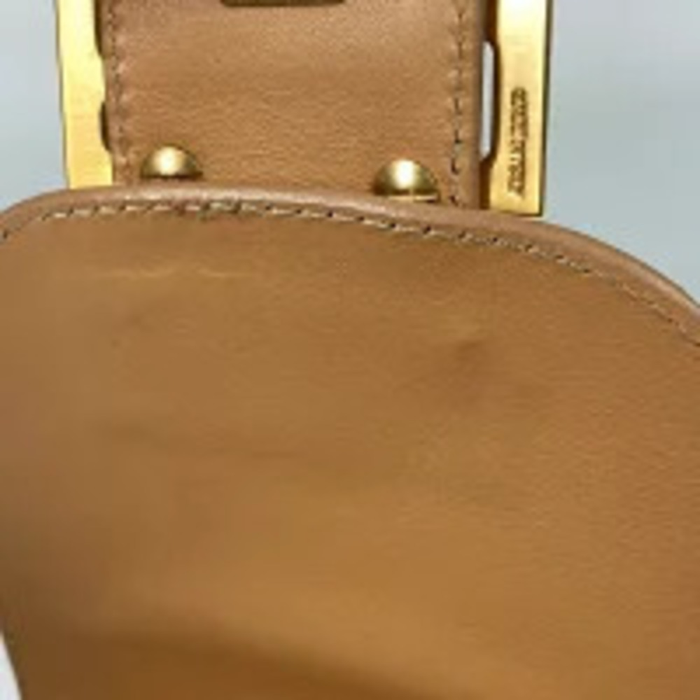 Fendi Shoulder Zucchino Beige Bag Canvas Handbag - Picture 7 of 7